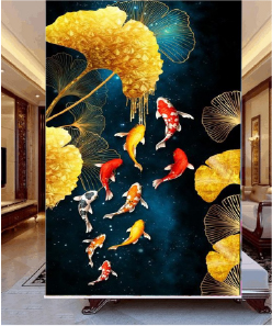 RÈM CUỐN IN TRANH